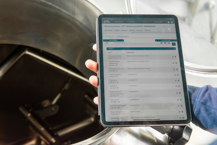 Einsatz eines Tablets mit einer DriveCon-App